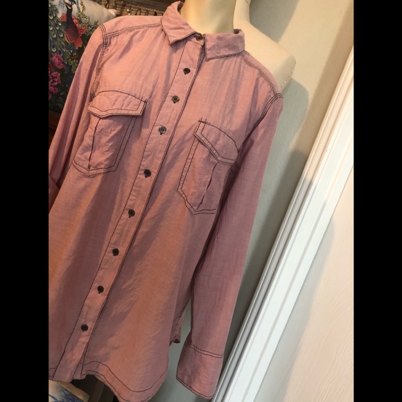 Free People button up blouse - Picture 2 of 14